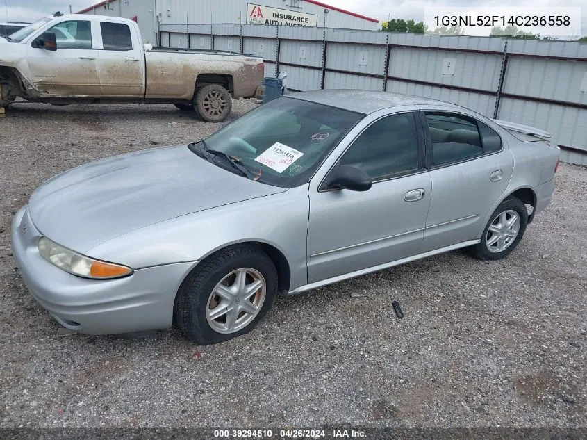 1G3NL52F14C236558 2004 Oldsmobile Alero Gl1