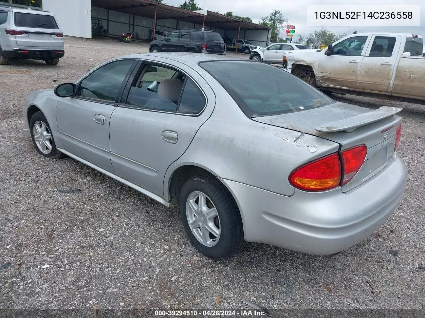 1G3NL52F14C236558 2004 Oldsmobile Alero Gl1