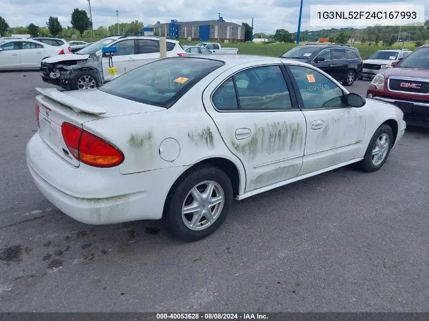 2004 Oldsmobile Alero Gl1 VIN: 1G3NL52F24C167993 Lot: 40053628