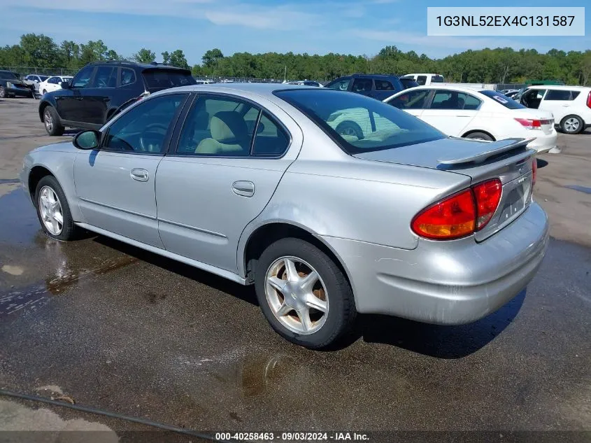 2004 Oldsmobile Alero Gl2 VIN: 1G3NL52EX4C131587 Lot: 40258463