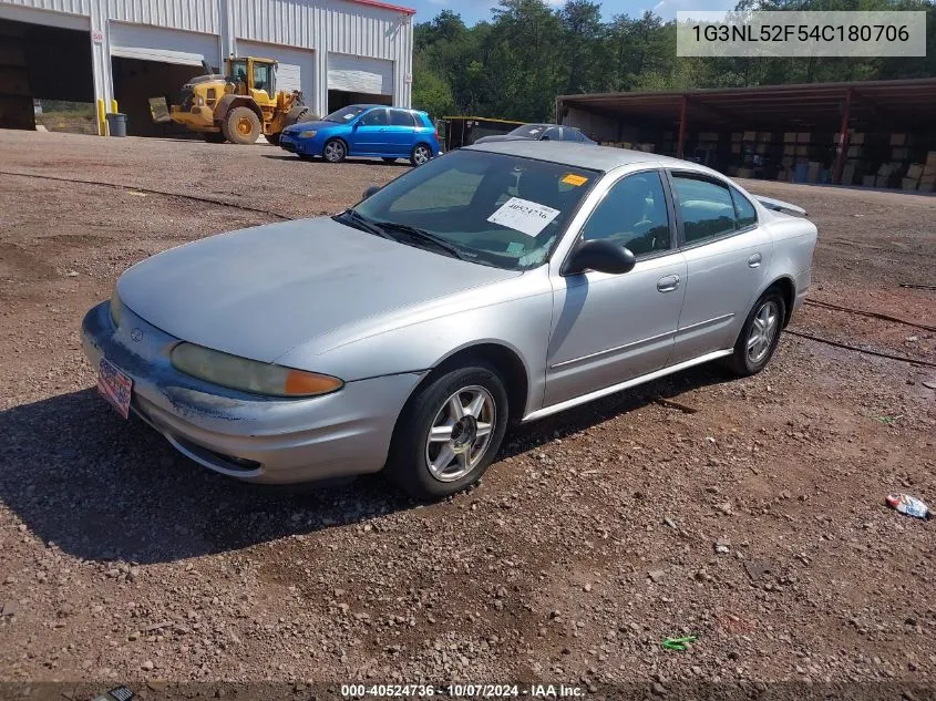 2004 Oldsmobile Alero Gl1 VIN: 1G3NL52F54C180706 Lot: 40524736