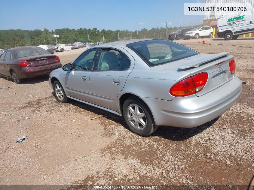 2004 Oldsmobile Alero Gl1 VIN: 1G3NL52F54C180706 Lot: 40524736