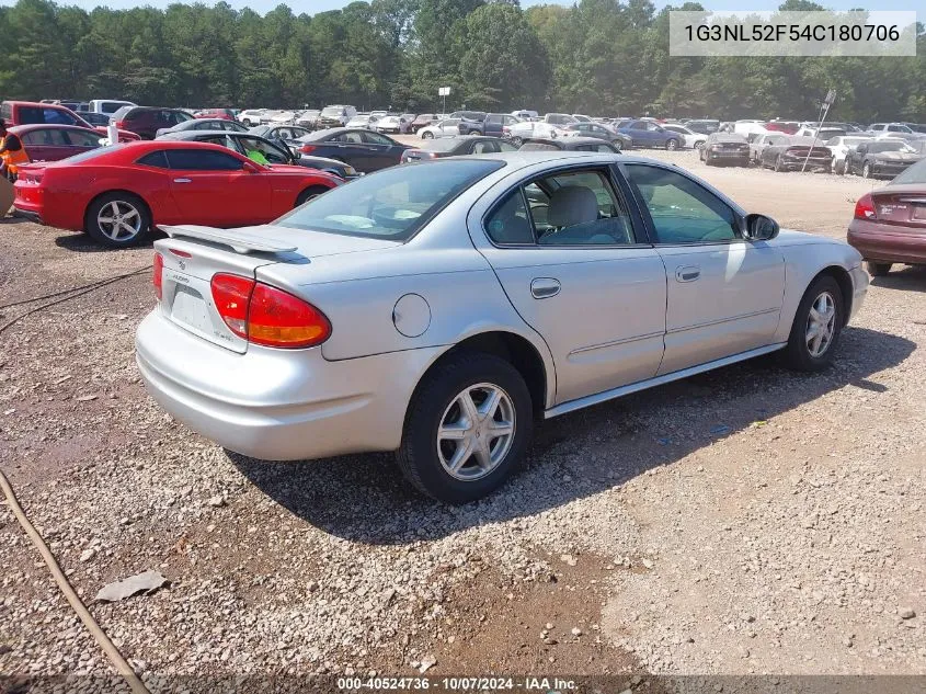 2004 Oldsmobile Alero Gl1 VIN: 1G3NL52F54C180706 Lot: 40524736