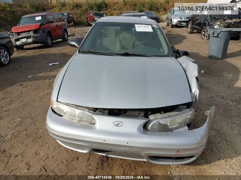 2004 Oldsmobile Alero Gl1 VIN: 1G3NL52E64C198378 Lot: 40714526