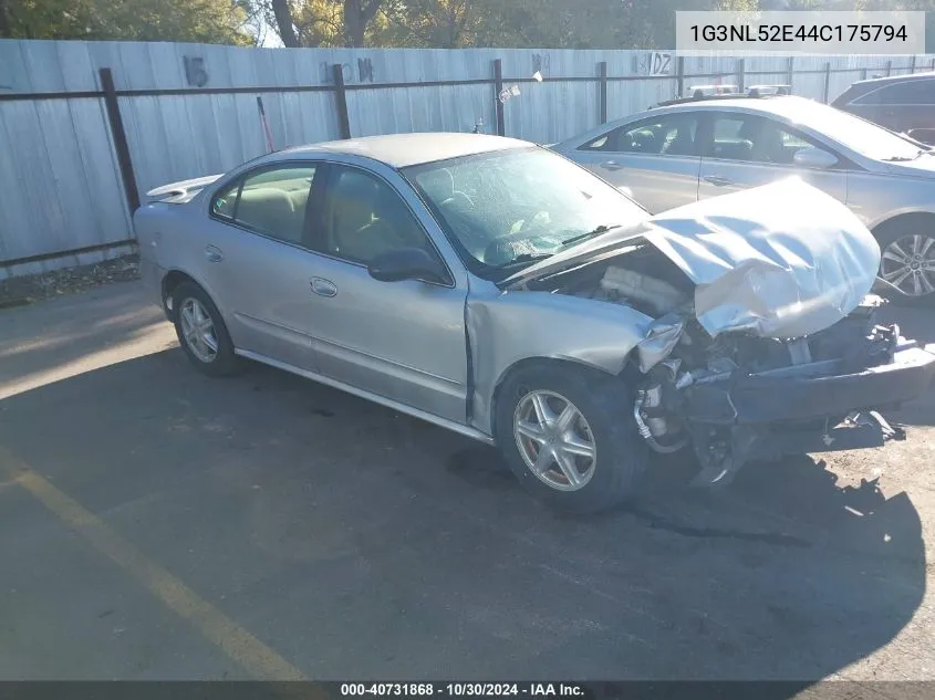 2004 Oldsmobile Alero Gl1 VIN: 1G3NL52E44C175794 Lot: 40731868