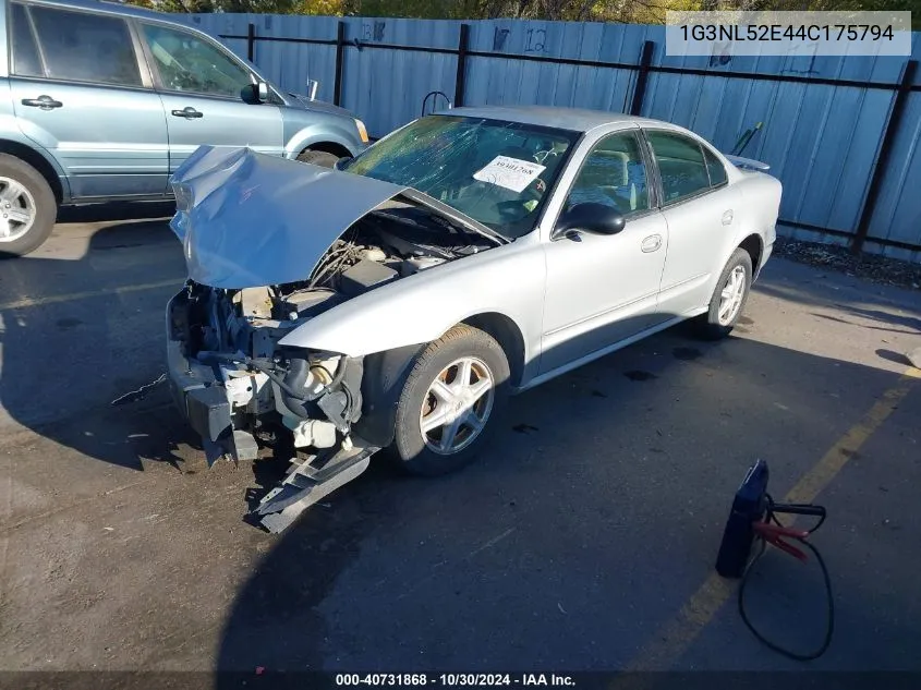 2004 Oldsmobile Alero Gl1 VIN: 1G3NL52E44C175794 Lot: 40731868