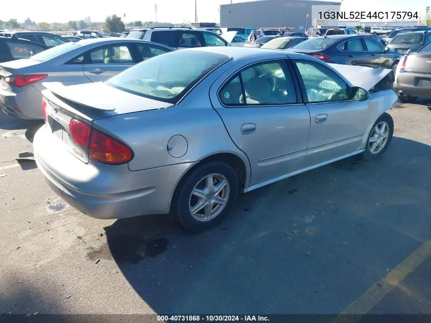 2004 Oldsmobile Alero Gl1 VIN: 1G3NL52E44C175794 Lot: 40731868