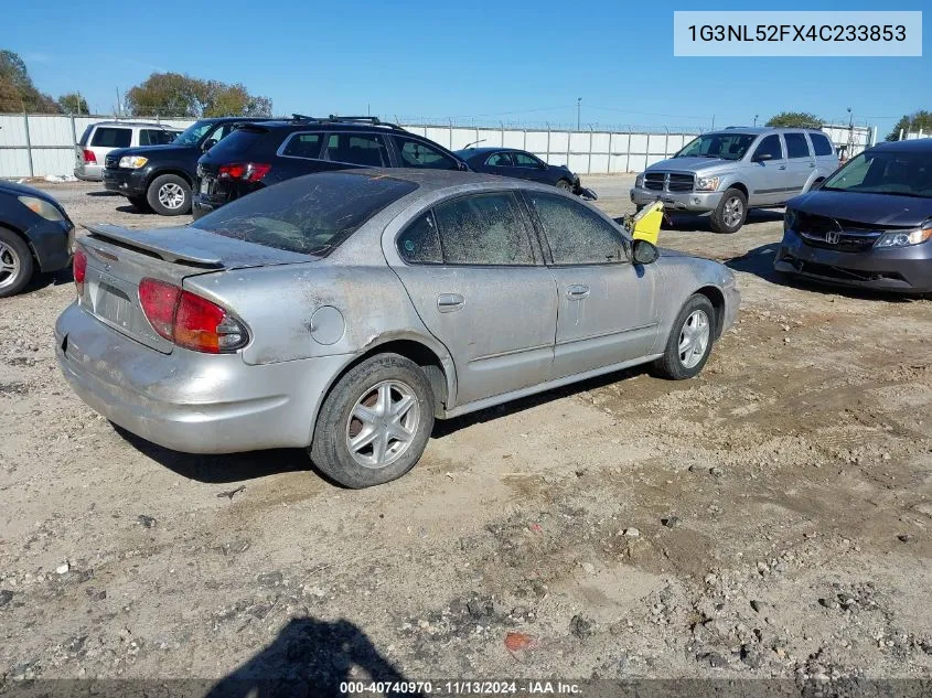 2004 Oldsmobile Alero Gl1 VIN: 1G3NL52FX4C233853 Lot: 40740970