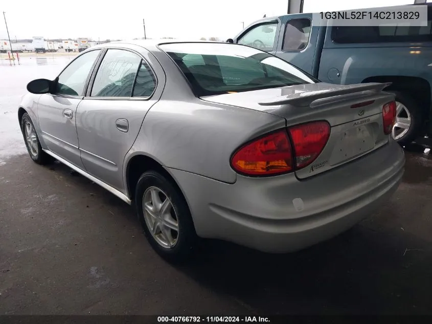 2004 Oldsmobile Alero Gl1 VIN: 1G3NL52F14C213829 Lot: 40766792