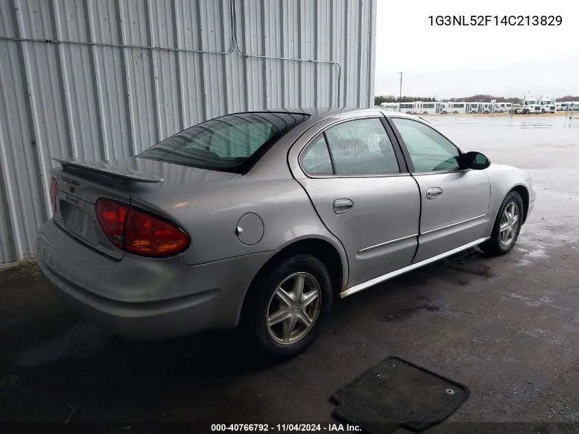 2004 Oldsmobile Alero Gl1 VIN: 1G3NL52F14C213829 Lot: 40766792