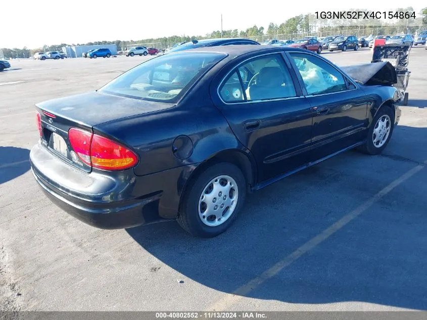 2004 Oldsmobile Alero Gx VIN: 1G3NK52FX4C154864 Lot: 40802552