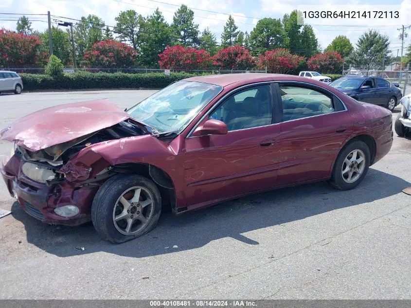 2001 Oldsmobile Aurora 3.5 VIN: 1G3GR64H214172113 Lot: 40108481