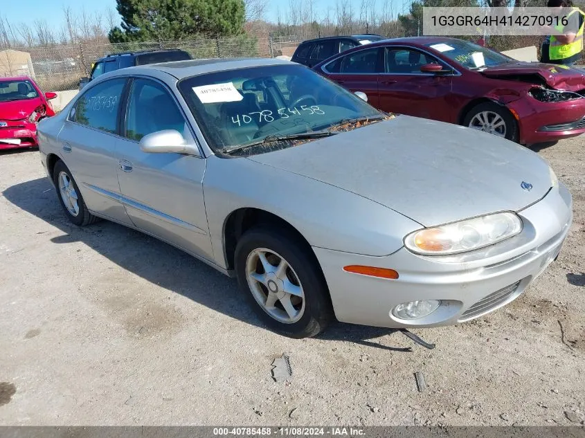 2001 Oldsmobile Aurora 3.5 VIN: 1G3GR64H414270916 Lot: 40785458