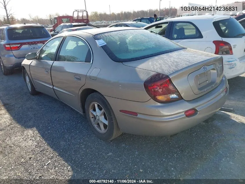 2001 Oldsmobile Aurora 3.5 VIN: 1G3GR64H214236831 Lot: 40792140