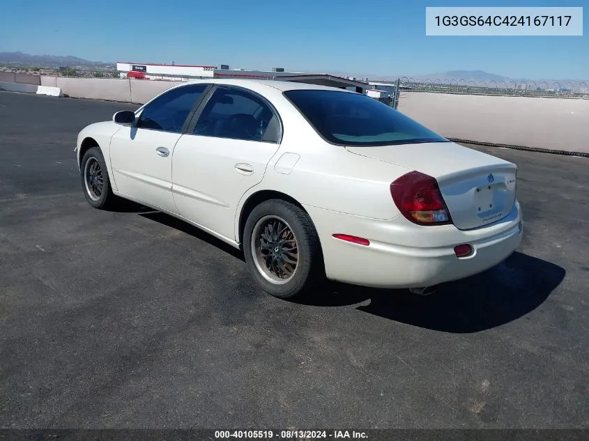 2002 Oldsmobile Aurora 4.0 VIN: 1G3GS64C424167117 Lot: 40105519