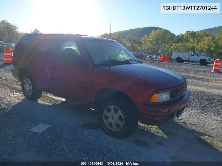 1996 Oldsmobile Bravada VIN: 1GHDT13W1T2701244 Lot: 40540643