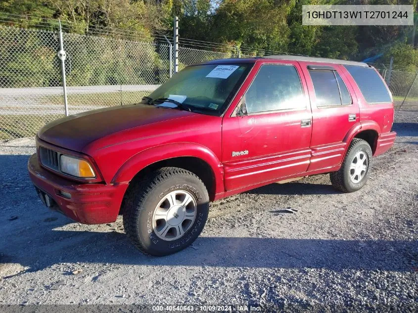 1996 Oldsmobile Bravada VIN: 1GHDT13W1T2701244 Lot: 40540643