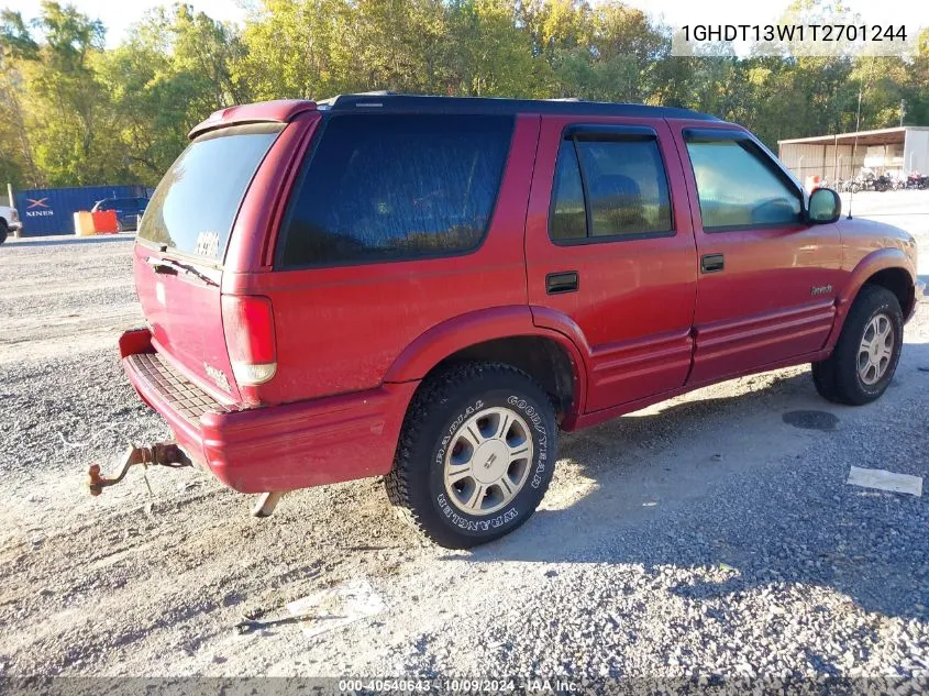 1996 Oldsmobile Bravada VIN: 1GHDT13W1T2701244 Lot: 40540643