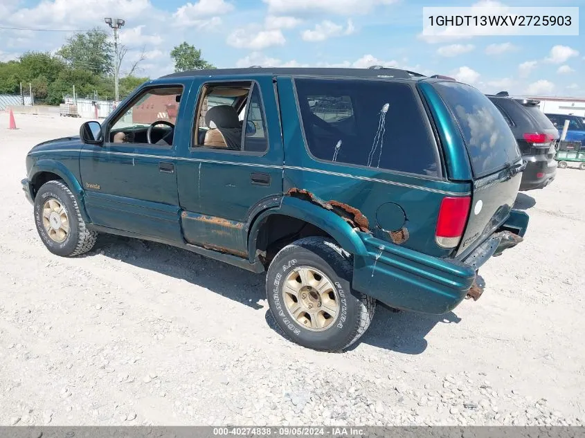 1997 Oldsmobile Bravada VIN: 1GHDT13WXV2725903 Lot: 40274838