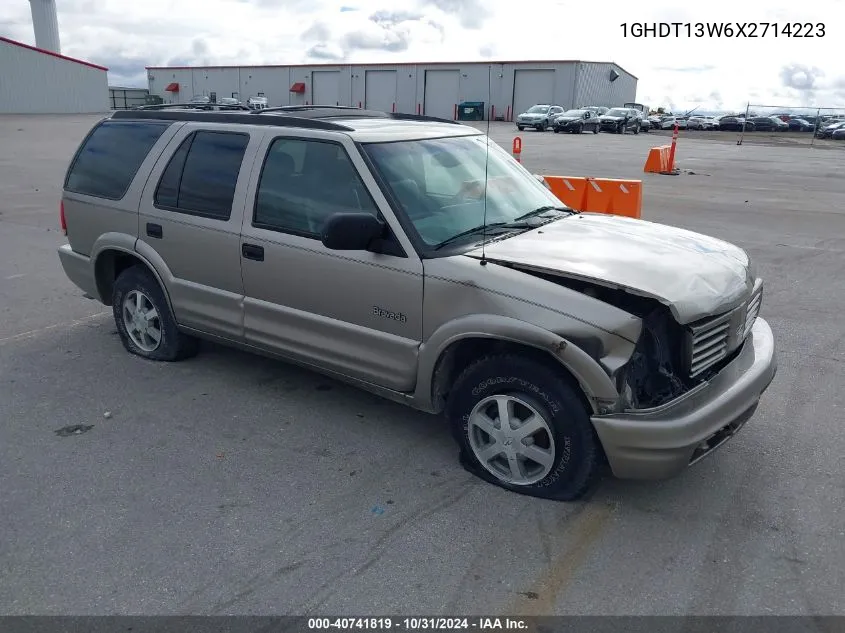 1999 Oldsmobile Bravada VIN: 1GHDT13W6X2714223 Lot: 40741819