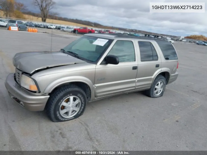 1999 Oldsmobile Bravada VIN: 1GHDT13W6X2714223 Lot: 40741819