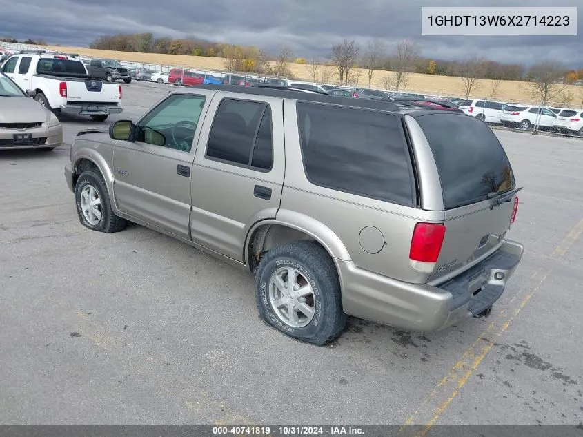 1999 Oldsmobile Bravada VIN: 1GHDT13W6X2714223 Lot: 40741819