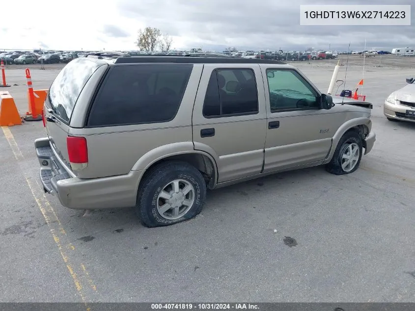 1999 Oldsmobile Bravada VIN: 1GHDT13W6X2714223 Lot: 40741819