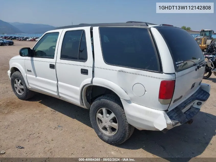 1GHDT13W112142808 2001 Oldsmobile Bravada