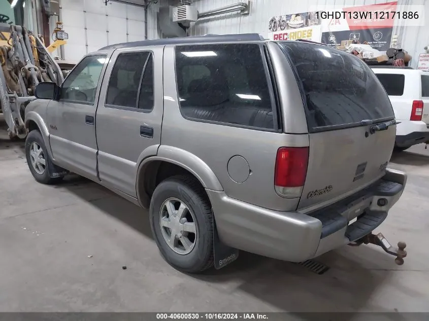 2001 Oldsmobile Bravada VIN: 1GHDT13W112171886 Lot: 40600530