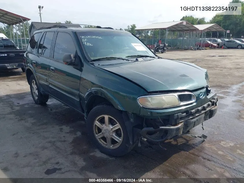 2002 Oldsmobile Bravada VIN: 1GHDT13S822354197 Lot: 40358466