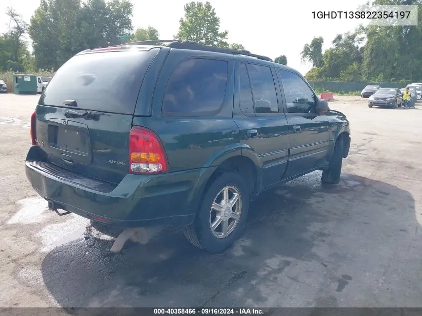 1GHDT13S822354197 2002 Oldsmobile Bravada