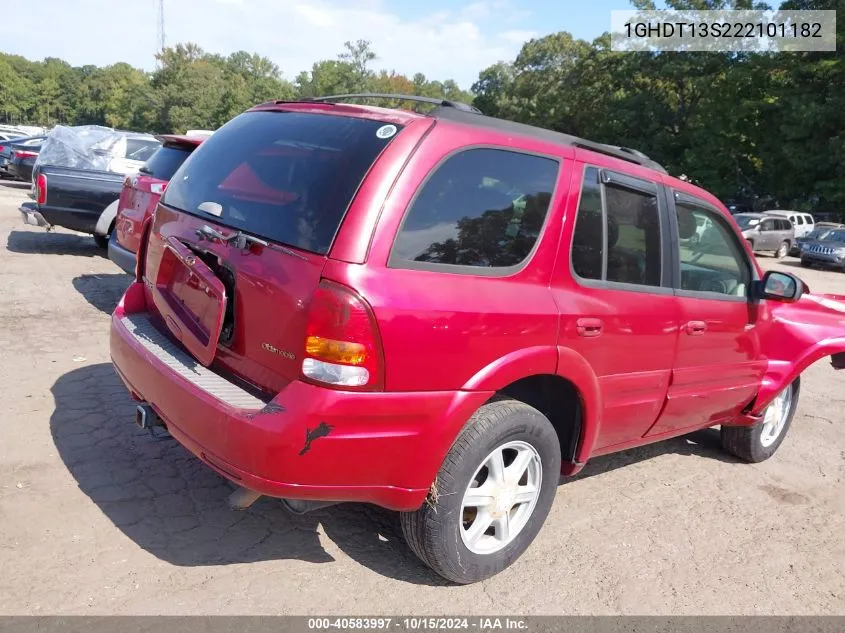 2002 Oldsmobile Bravada VIN: 1GHDT13S222101182 Lot: 40583997