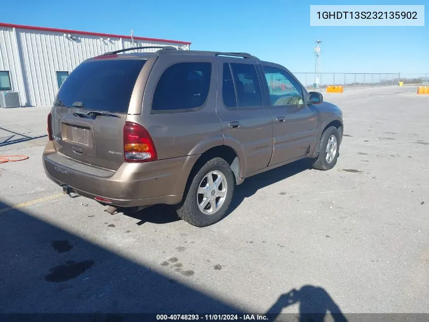 2003 Oldsmobile Bravada VIN: 1GHDT13S232135902 Lot: 40748293