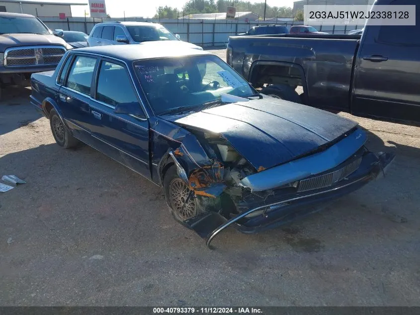 1988 Oldsmobile Cutlass Ciera VIN: 2G3AJ51W2J2338128 Lot: 40793379