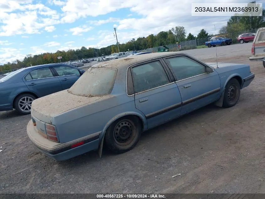 1991 Oldsmobile Cutlass Ciera VIN: 2G3AL54N1M2363913 Lot: 40557225