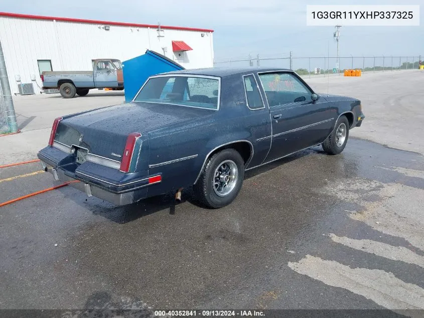 1987 Oldsmobile Cutlass Supreme VIN: 1G3GR11YXHP337325 Lot: 40352841