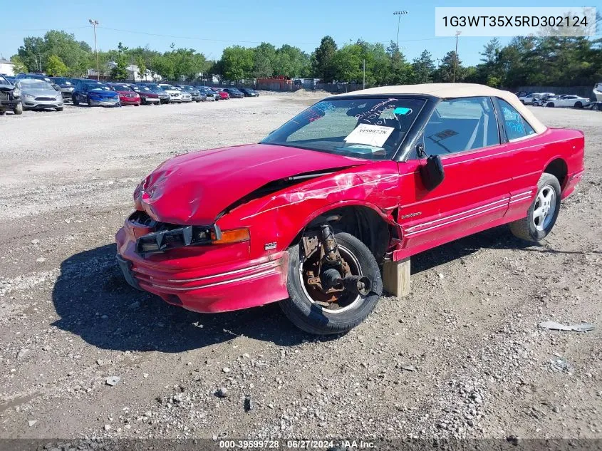 1994 Oldsmobile Cutlass Supreme VIN: 1G3WT35X5RD302124 Lot: 39599728