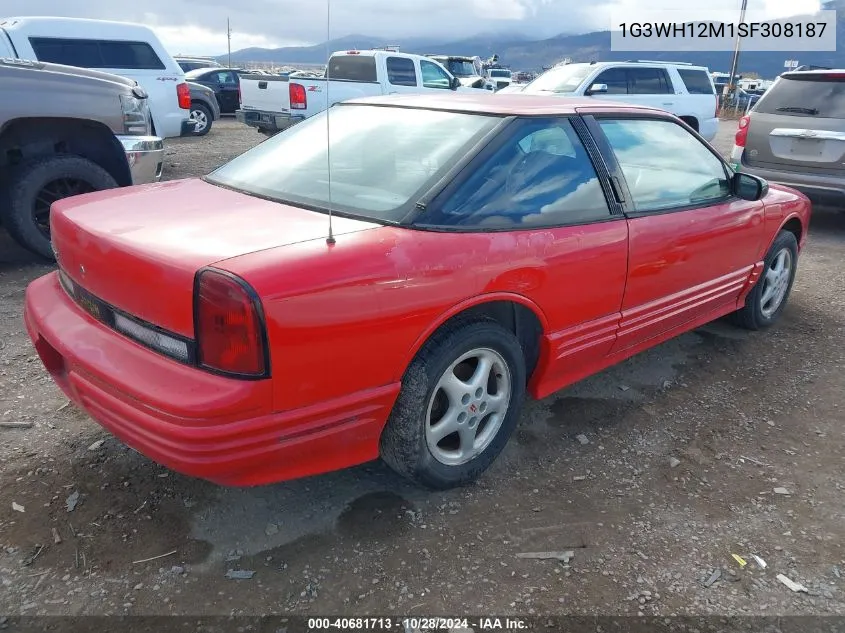 1995 Oldsmobile Cutlass Supreme Sl VIN: 1G3WH12M1SF308187 Lot: 40681713