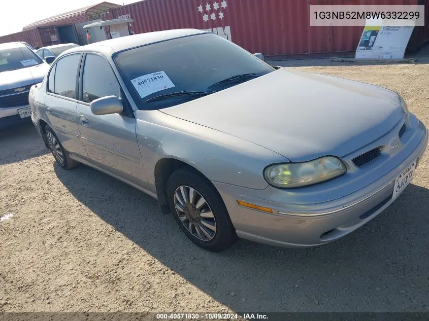 1998 Oldsmobile Cutlass Gl VIN: 1G3NB52M8W6332299 Lot: 40571830