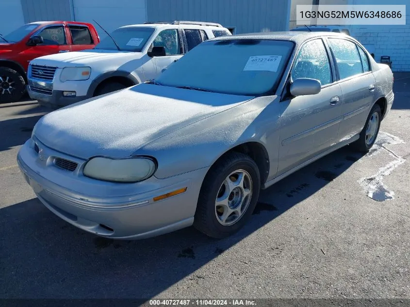 1998 Oldsmobile Cutlass Gls VIN: 1G3NG52M5W6348686 Lot: 40727487