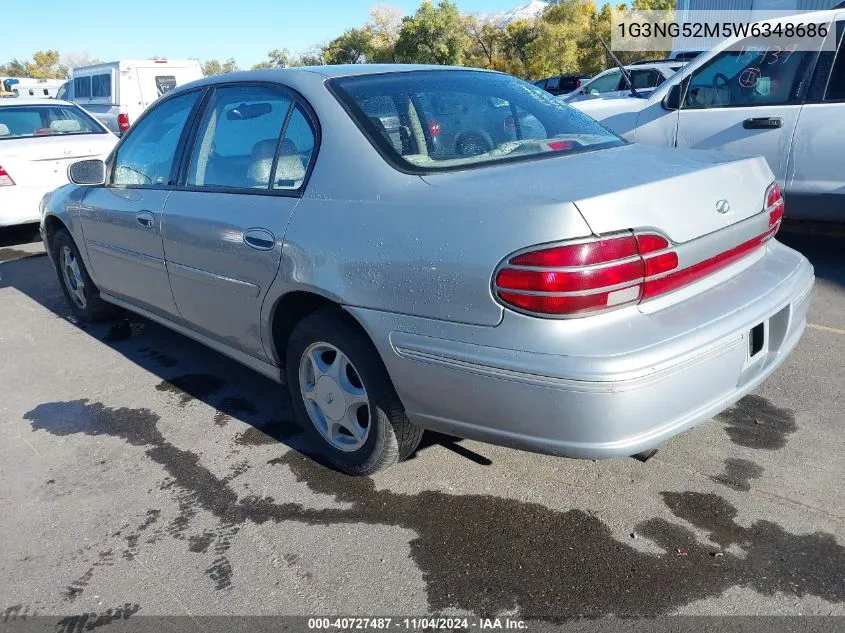 1998 Oldsmobile Cutlass Gls VIN: 1G3NG52M5W6348686 Lot: 40727487