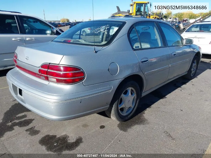 1998 Oldsmobile Cutlass Gls VIN: 1G3NG52M5W6348686 Lot: 40727487