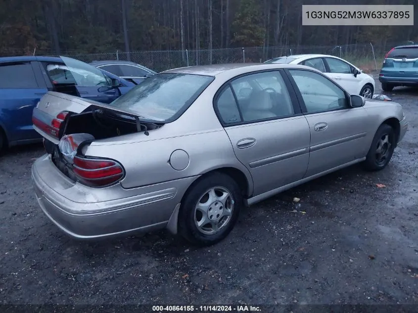 1998 Oldsmobile Cutlass Gls VIN: 1G3NG52M3W6337895 Lot: 40864155