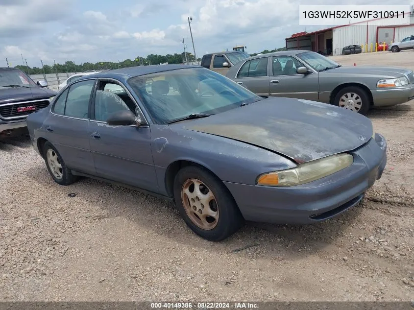 1998 Oldsmobile Intrigue VIN: 1G3WH52K5WF310911 Lot: 40149386