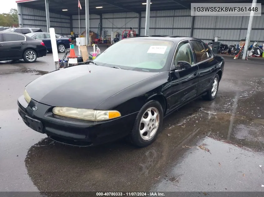 1998 Oldsmobile Intrigue Gl VIN: 1G3WS52K8WF361448 Lot: 40780333