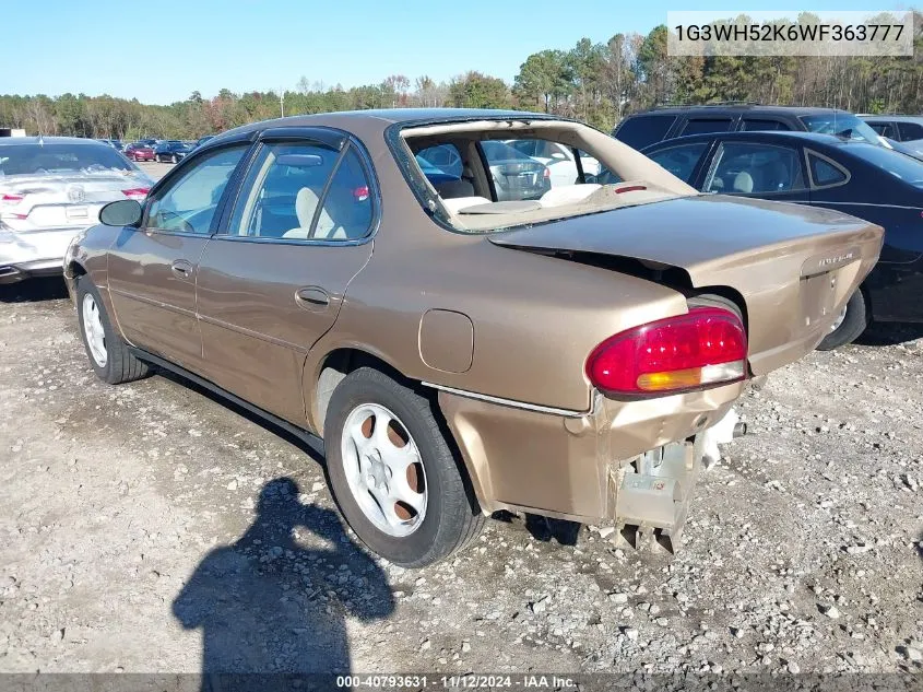 1998 Oldsmobile Intrigue VIN: 1G3WH52K6WF363777 Lot: 40793631