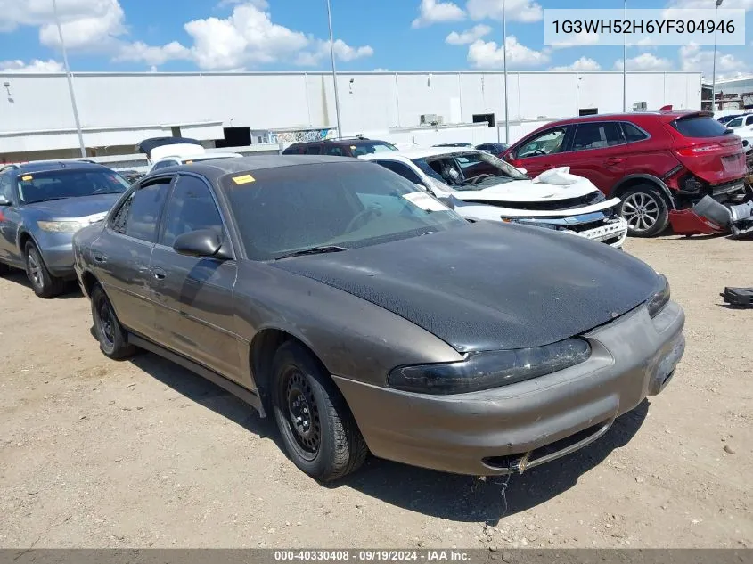 2000 Oldsmobile Intrigue Gx VIN: 1G3WH52H6YF304946 Lot: 40330408