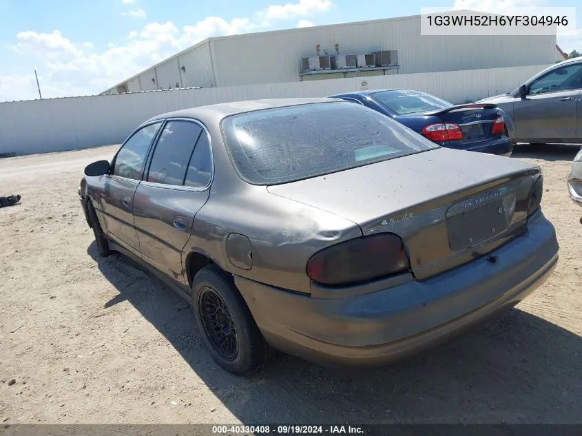 2000 Oldsmobile Intrigue Gx VIN: 1G3WH52H6YF304946 Lot: 40330408