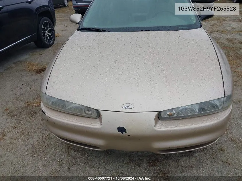 2000 Oldsmobile Intrigue Gl VIN: 1G3WS52H9YF265528 Lot: 40507721