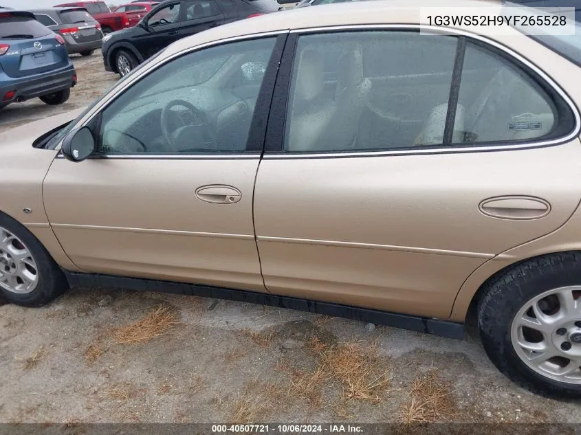 2000 Oldsmobile Intrigue Gl VIN: 1G3WS52H9YF265528 Lot: 40507721